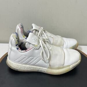 Adidas Harden Vol. 3 Men's 7.5 White Basketball Shoes G54022 Boost‎ James Harden